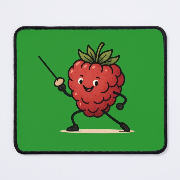 Item preview, Funny Raspberry Doing Fencing designed and sold by AlchemyColor.