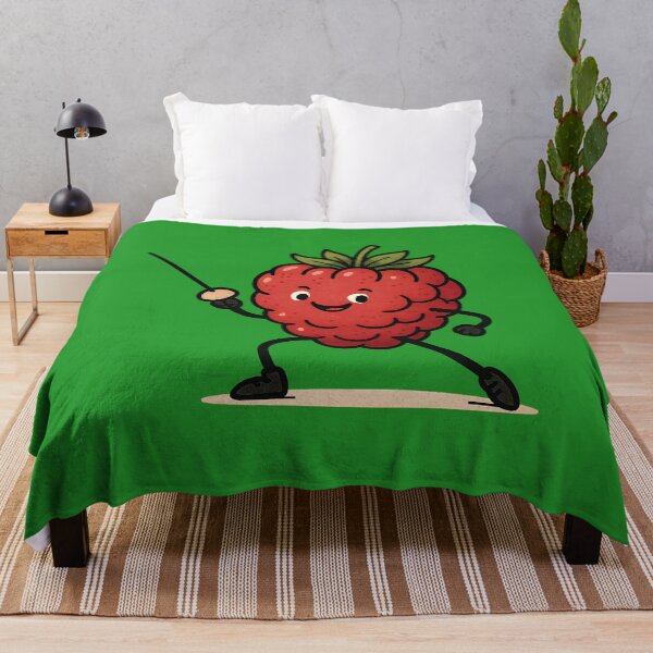 Item preview, Funny Raspberry Doing Fencing designed and sold by AlchemyColor.