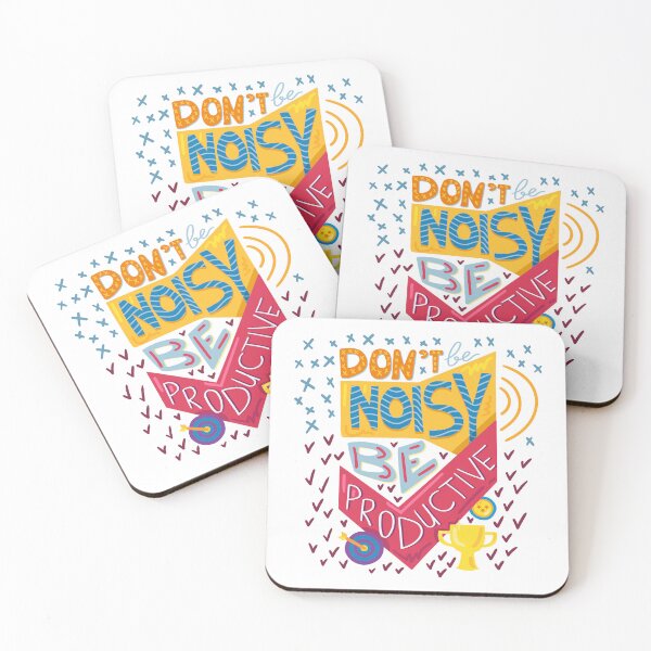 Item preview, Don't Be Noisy Be Productive Motivation Productivity Success Mindset designed and sold by RetroMini2026.