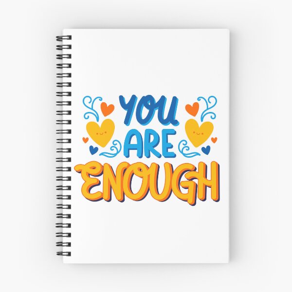 Item preview, You Are Enough Positive Affirmation Self Love Mental Health designed and sold by RetroMini2026.