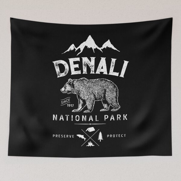 Item preview, Denali T Shirt National Park and Preserve - Vintage Bear Gifts Men Women Kids Youth designed and sold by LiqueGifts.
