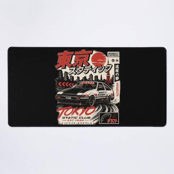 Item preview, Tokyo Drift AE86 – JDM Night Runner | Retro Japanese Racing Car Poster / Sticker designed and sold by MartBook.