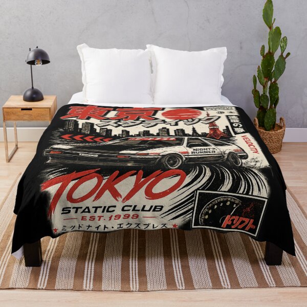Item preview, Tokyo Drift AE86 – JDM Night Runner | Retro Japanese Racing Car Poster / Sticker designed and sold by MartBook.