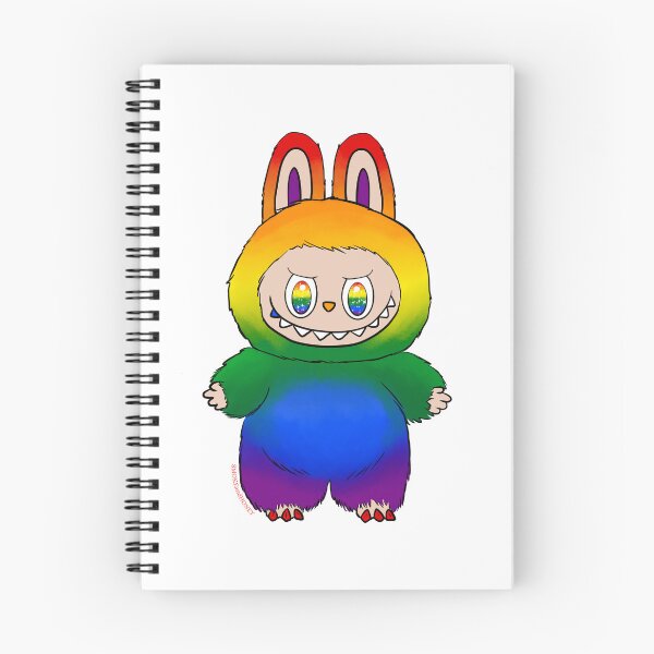 Item preview, Rainbow Flag Labubu designed and sold by HeatherRose.