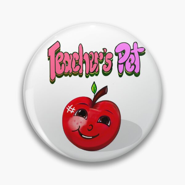 Item preview, The best Teacher appreciation gift - Teachers pet  with Smiling anime manga red apple designed and sold by Artonmytee.