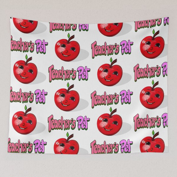 Item preview, The best Teacher appreciation gift - Teachers pet  with Smiling anime manga red apple designed and sold by Artonmytee.