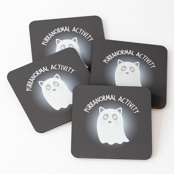 Item preview, Ghost Cat Purranormal Activity designed and sold by SashimiCatDesigns.