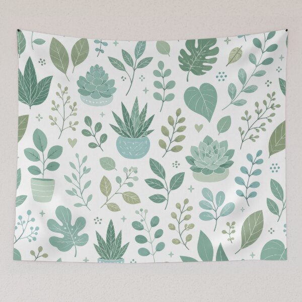 Item preview, Sage Green Leaves Plant thoughts designed and sold by scicilysimonee.