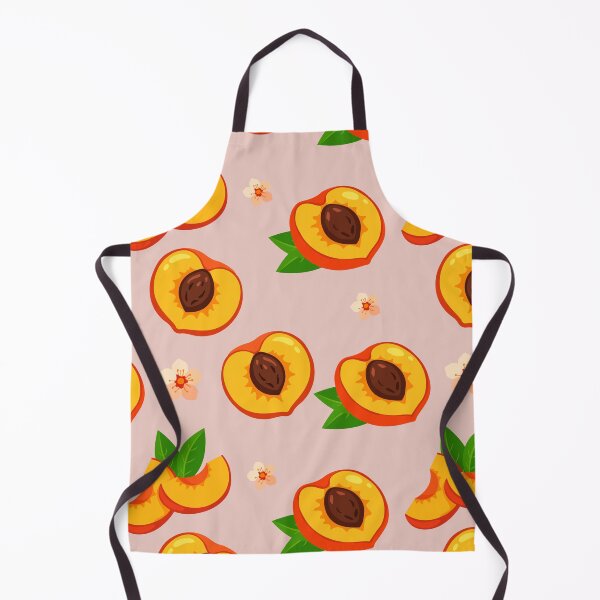 Item preview, Peach Orchard Fruit Pattern designed and sold by BetweenForms.