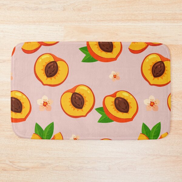 Item preview, Peach Orchard Fruit Pattern designed and sold by BetweenForms.