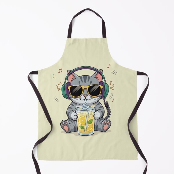 Item preview, Summer Groove – Music Loving Cat Art designed and sold by Dogandesighn.