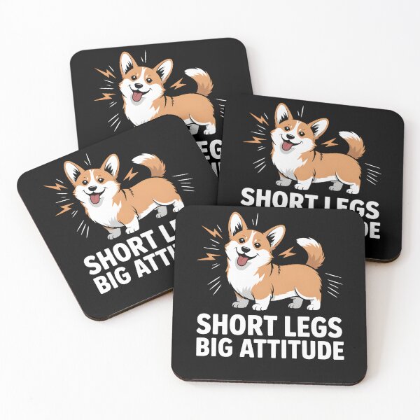 Item preview, Short Legs Big Attitude Corgi Dog designed and sold by MooonTees.