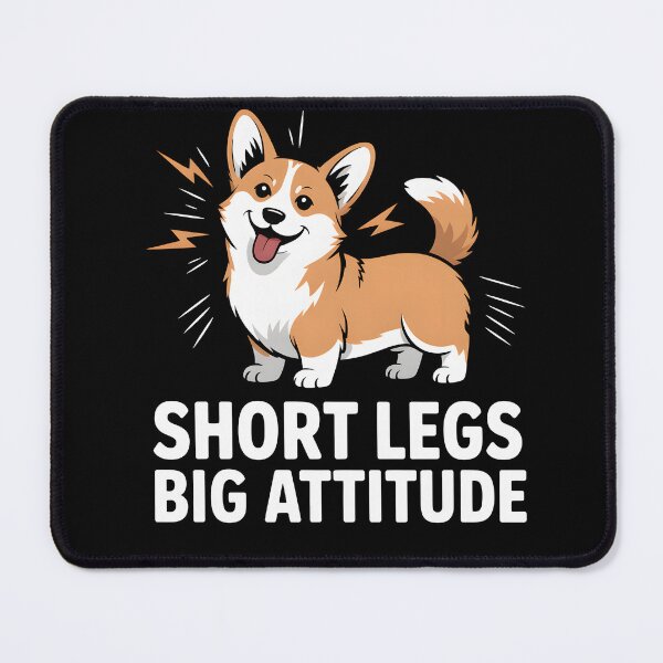Item preview, Short Legs Big Attitude Corgi Dog designed and sold by MooonTees.
