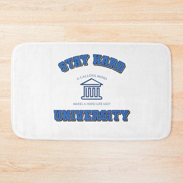 Item preview, Stay Hard University Blue designed and sold by cowboyofsteel.