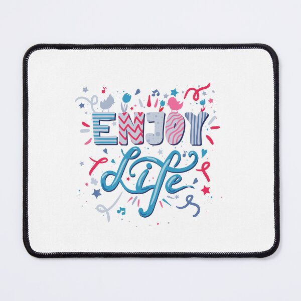 Item preview, Enjoy Life Positive Motivational Optimism Lifestyle designed and sold by RetroMini2026.