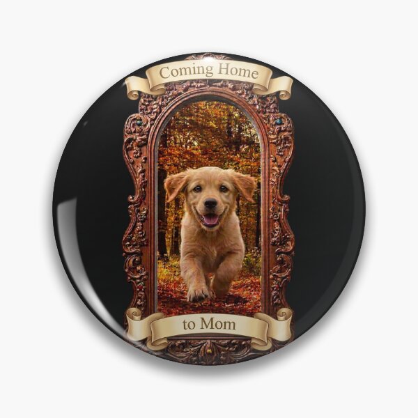 Item preview, Golden Retriever Coming Home to Mom - Dog Lover Gift designed and sold by GoGreenlove.