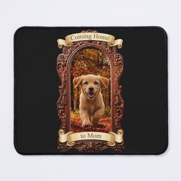 Item preview, Golden Retriever Coming Home to Mom - Dog Lover Gift designed and sold by GoGreenlove.
