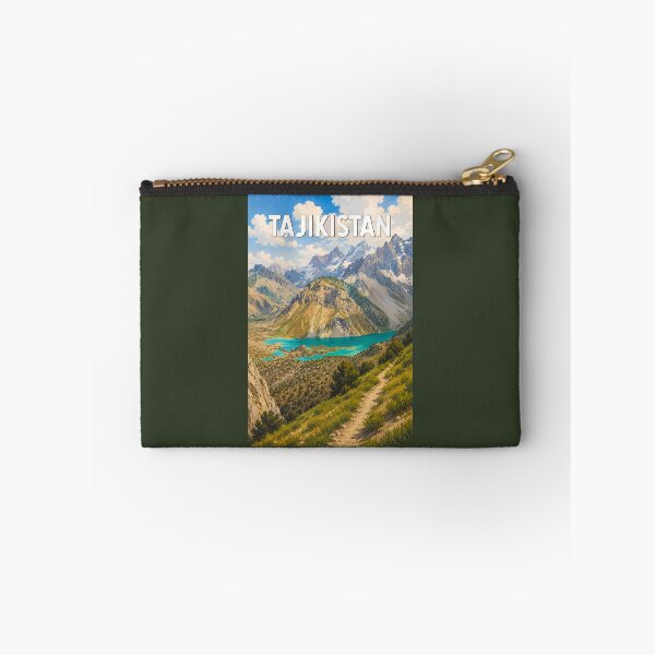 Artikelvorschau, Tadschikistan Illustration Reisekunst Vintage entworfen und verkauft von KrisSidDesigns.