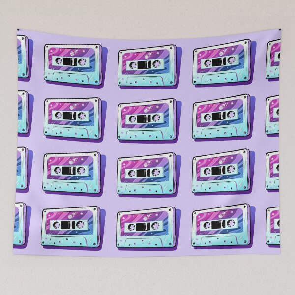 Item preview, Space Cassette Tape - Vaporwave Nostalgia designed and sold by -DearTreehouse-.