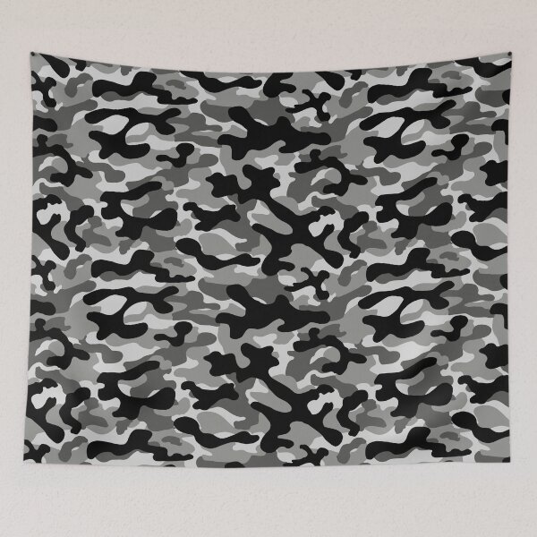 Item preview, Urban Black And White Camouflage Pattern  designed and sold by Phat Dog Designs .