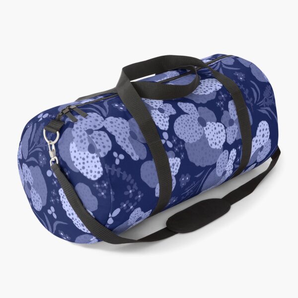 Item preview, Midnight Blue Textured Floral Pattern designed and sold by AneissPiaf.