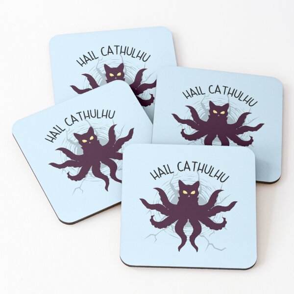 Item preview, Cthulhu Cat Hail Cathulhu designed and sold by SashimiCatDesigns.