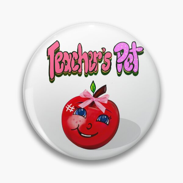 Item preview, The best Teacher appreciation gift - Teachers pet teaching humor with Smiling anime manga red apple designed and sold by Artonmytee.