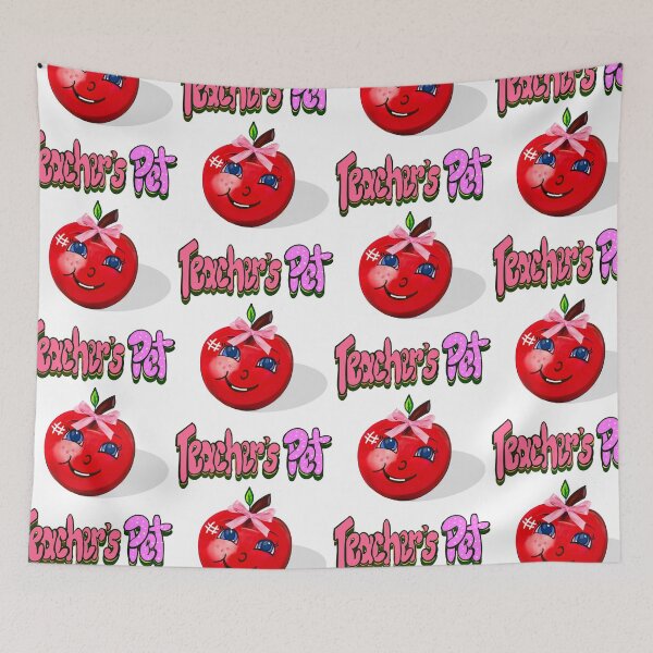 Item preview, The best Teacher appreciation gift - Teachers pet teaching humor with Smiling anime manga red apple designed and sold by Artonmytee.