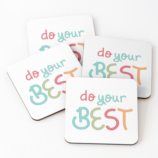 Item preview, Do Your Best Motivational Inspiration Positive Mindset designed and sold by RetroMini2026.