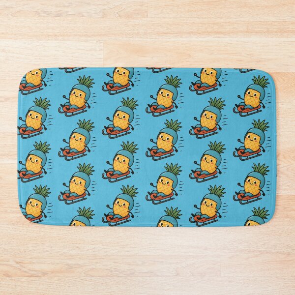 Item preview, Funny Pineapple Riding a Sled designed and sold by AlchemyColor.