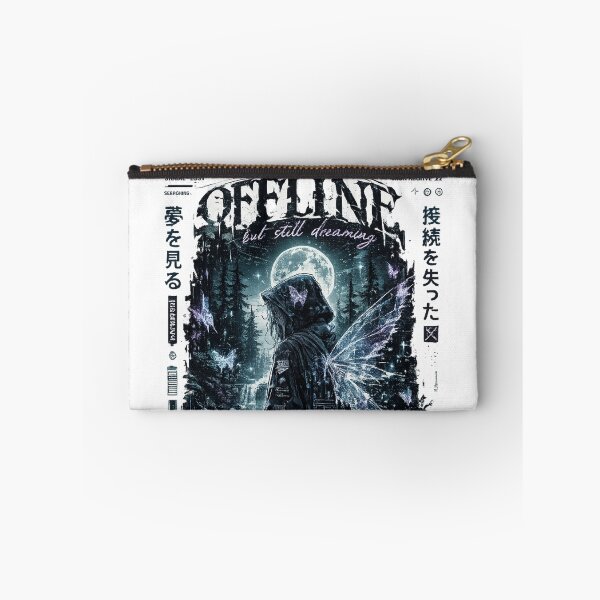 Item preview, Offline But Still Dreaming – Dark Anime Forest Fairy | Sad Aesthetic Lost Signal Club designed and sold by MartBook.