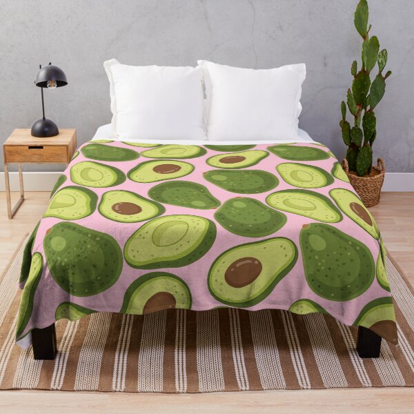 Item preview, Avocado Slice Food Pattern designed and sold by BetweenForms.