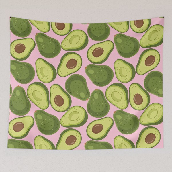Item preview, Avocado Slice Food Pattern designed and sold by BetweenForms.