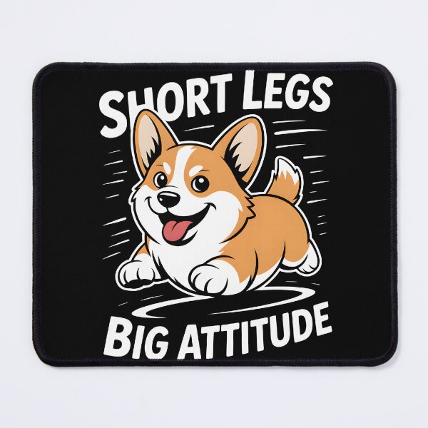 Item preview, Short Legs Big Attitude Corgi Dog designed and sold by MooonTees.