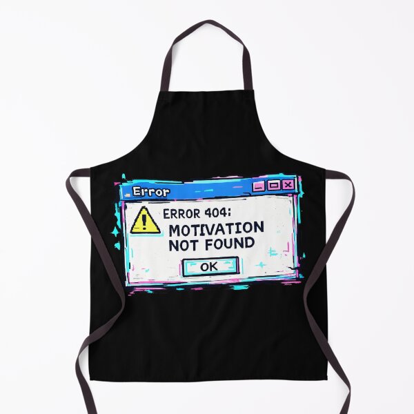 Item preview, ERROR 404 Motivation Not Found Sticker designed and sold by sathiyaseelans.