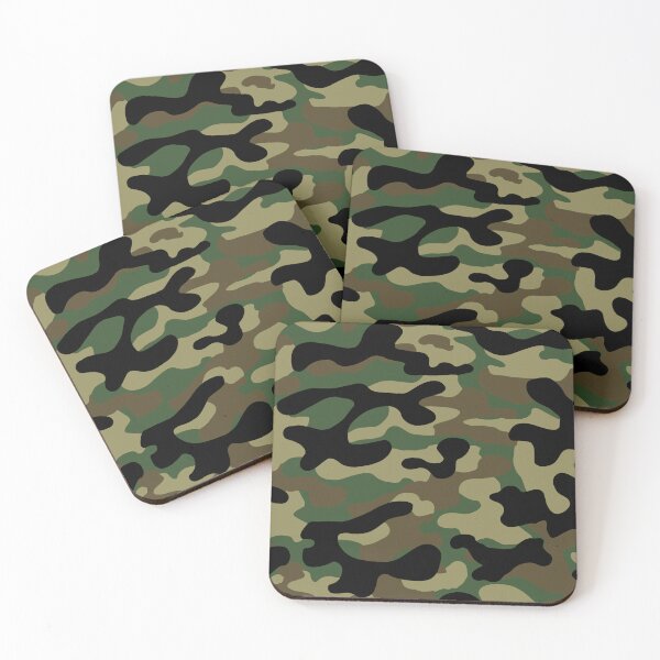 Item preview, Woodland Khaki Camouflage Pattern  designed and sold by Phat Dog Designs .
