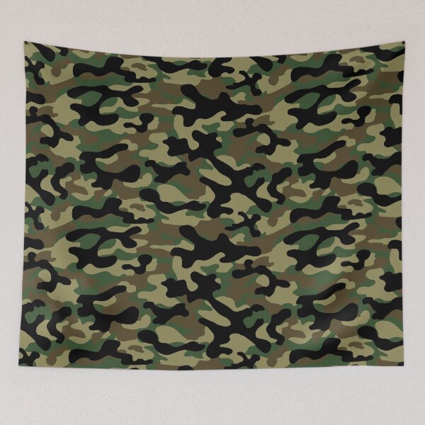 Item preview, Woodland Khaki Camouflage Pattern  designed and sold by Phat Dog Designs .