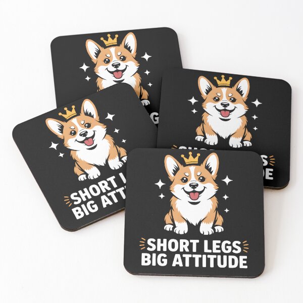 Item preview, Short Legs Big Attitude Corgi Dog designed and sold by MooonTees.