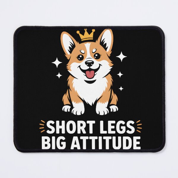 Item preview, Short Legs Big Attitude Corgi Dog designed and sold by MooonTees.