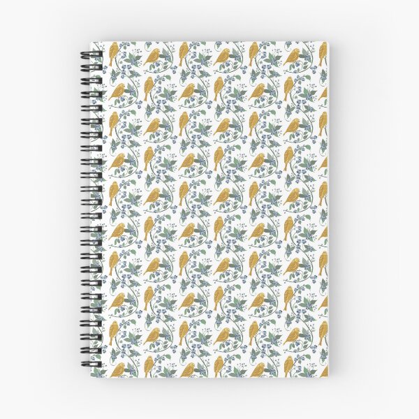 Item preview, Vintage Yellow Bird Floral Pattern – Cottagecore Botanical Seamless Design designed and sold by olenapetol.