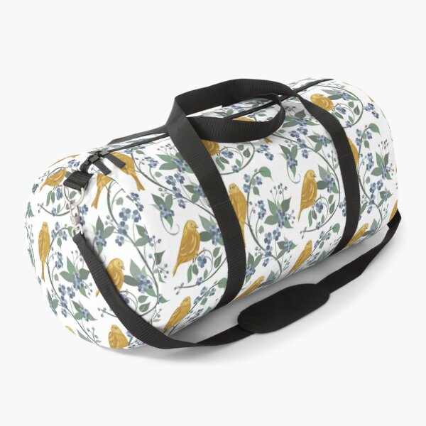 Item preview, Vintage Yellow Bird Floral Pattern – Cottagecore Botanical Seamless Design designed and sold by olenapetol.