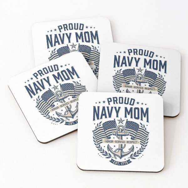 Item preview, Proud Navy Mom Patriotic Military Family Design designed and sold by PlumArtDesign.