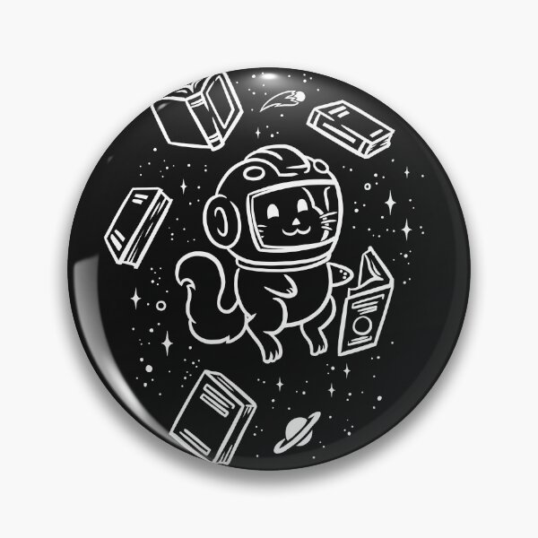 Item preview, Bookish Astro Cat designed and sold by polliadesign.
