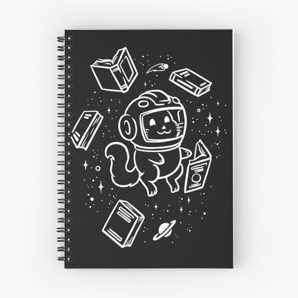 Item preview, Bookish Astro Cat designed and sold by polliadesign.