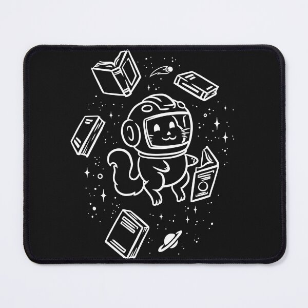 Item preview, Bookish Astro Cat designed and sold by polliadesign.