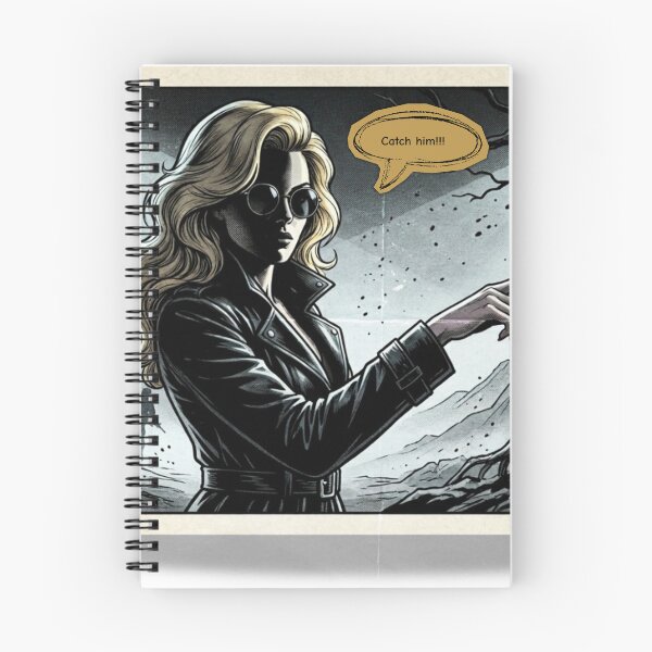 Item preview, Vesuvius 0: Secret Agent Hilda Noir Comic Panel designed and sold by inkmxpstudios.