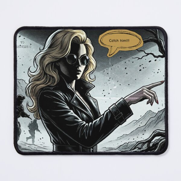 Item preview, Vesuvius 0: Secret Agent Hilda Noir Comic Panel designed and sold by inkmxpstudios.
