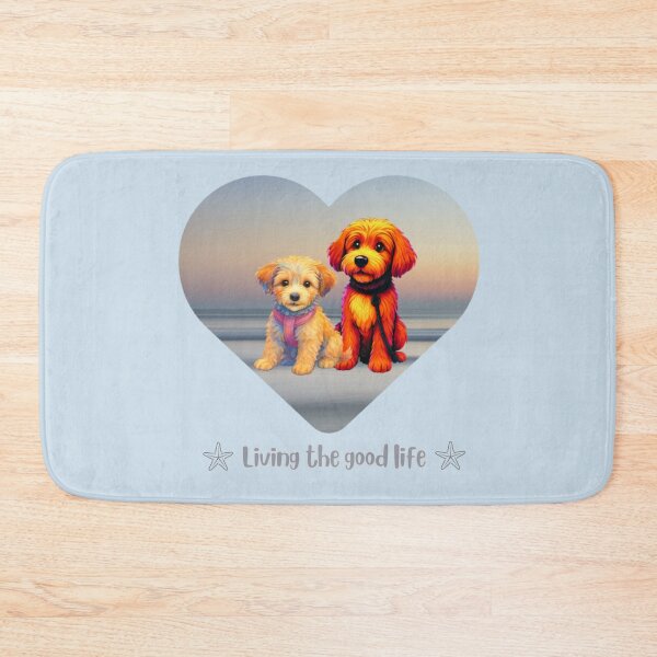 Item preview, Pups living the god life at the beach designed and sold by Doodles Down South.