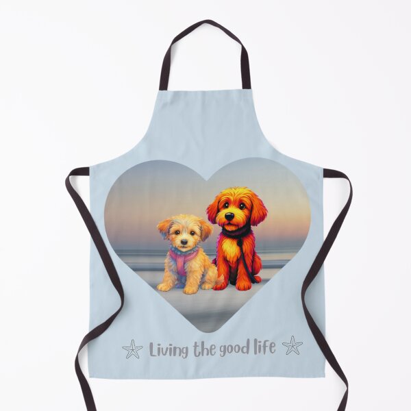 Item preview, Pups living the god life at the beach designed and sold by Doodles Down South.
