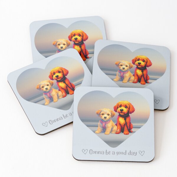 Item preview, Pups & good day at the beach designed and sold by Doodles Down South.